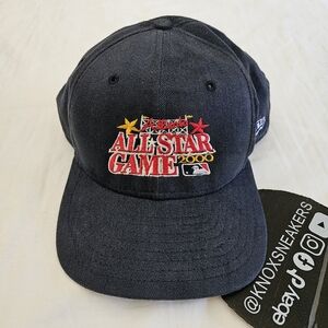 Atlanta All Star Game 2000 Cap MLB Logo Embroidered BlueBaseball Hat Buckle Back